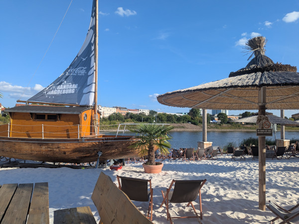 Stadtstrand in Magdeburg
