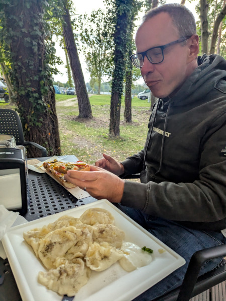 leckere Piroggen zum Abendessen