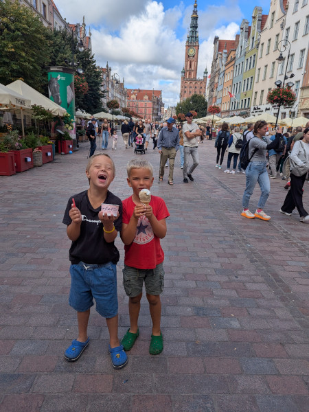 Eis i nder Danziger Sonne
