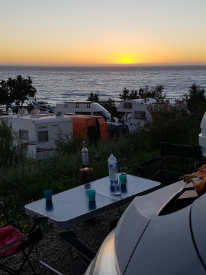 schöne sonnenuntergänge auch am 2. Standplatz
