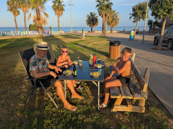 Abendessen in Alcanar