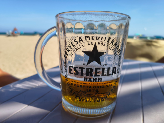 Bier vor Meer