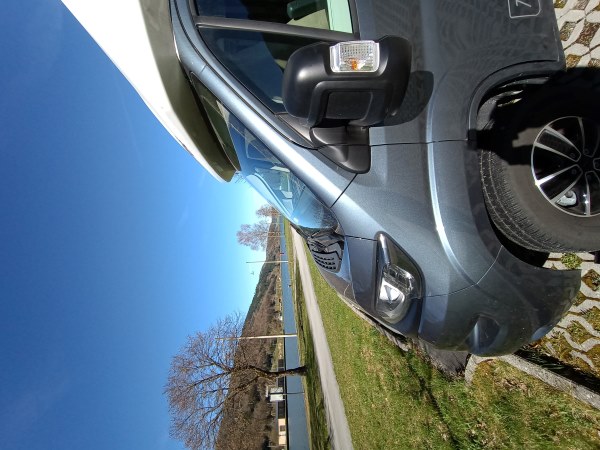 toller Parkplatz an der Donau