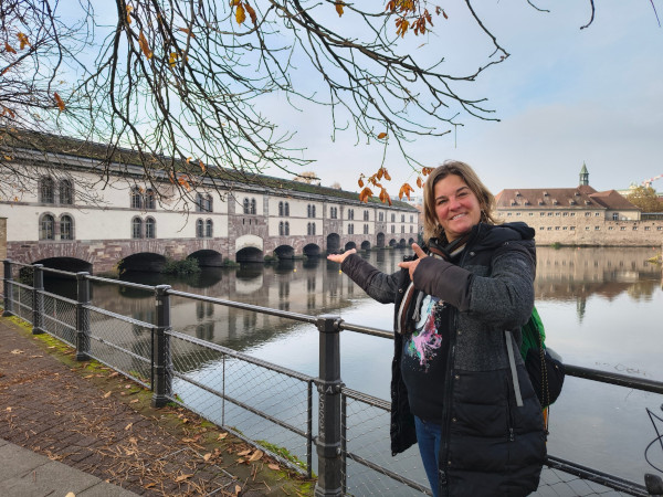 Brücke in die Altstadt von Straßburg