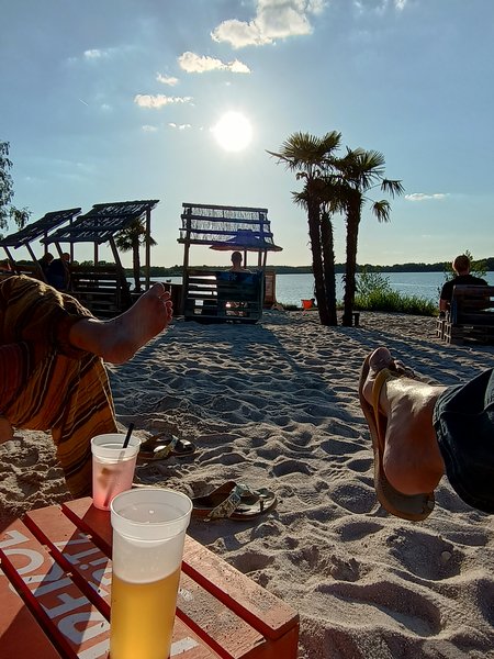 Sonnenuntergang am Muran Beach Club
